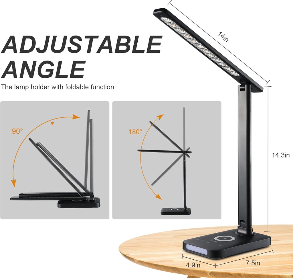  LED Desk Lamp with Fast Charger