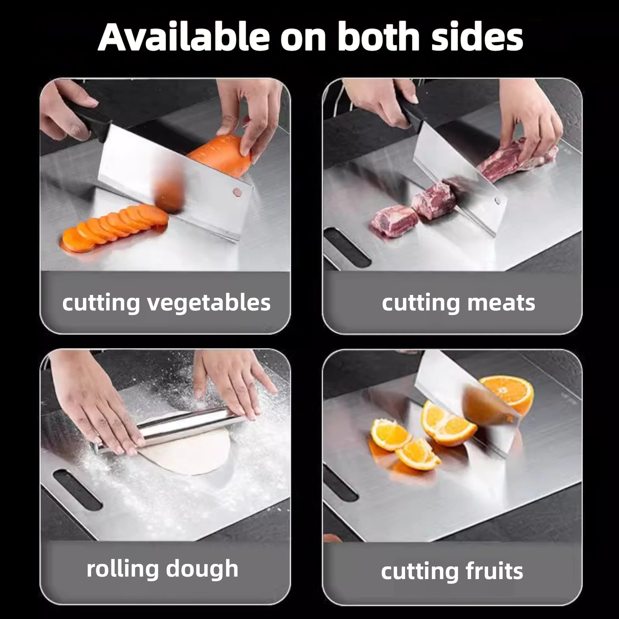 Double-Sided Titanium Cutting Board