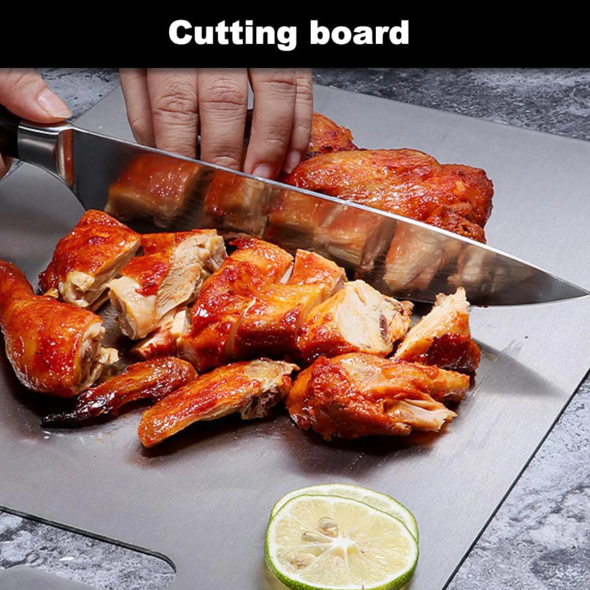 Double-Sided Titanium Cutting Board