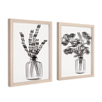 Floral Vase Wall Decor (Set of 2)