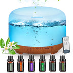  500ml Water Scent Diffuser with Remote and 6 Essential Oils