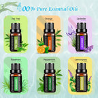  500ml Water Scent Diffuser with Remote and 6 Essential Oils