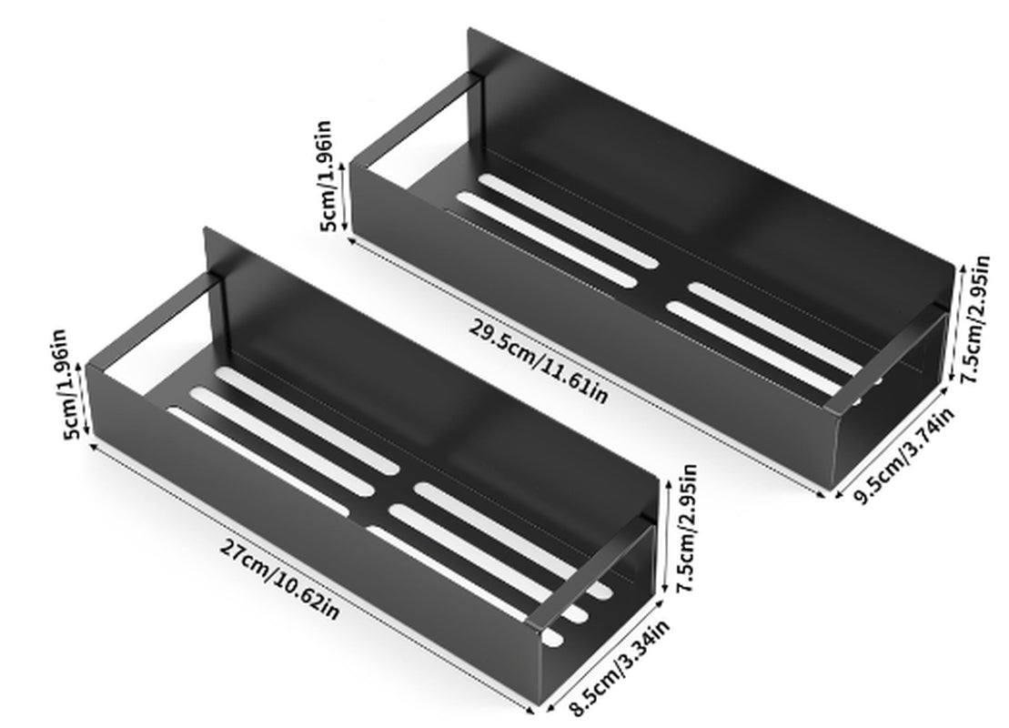 Magnetic Spice Racks for Refrigerator (Set of 2)