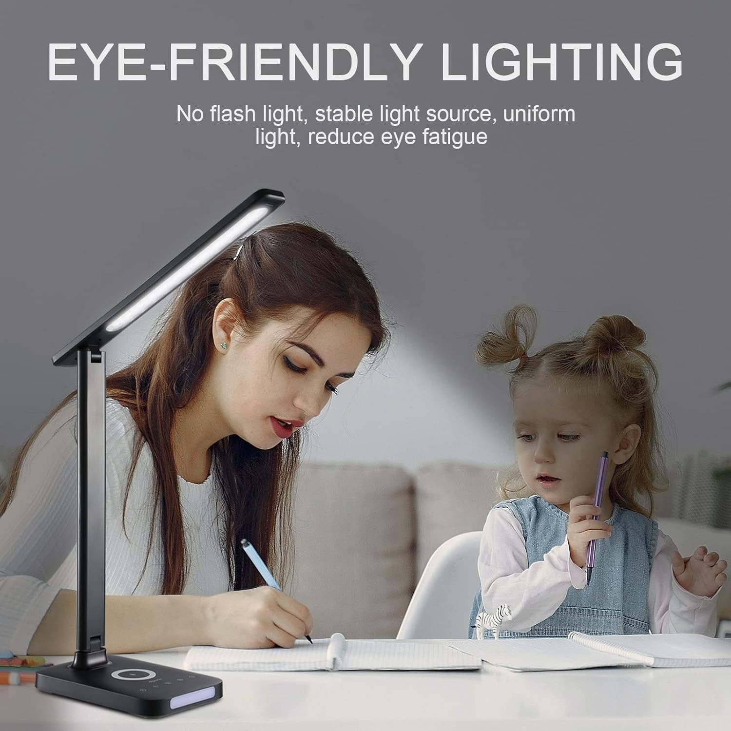  LED Desk Lamp with Fast Charger